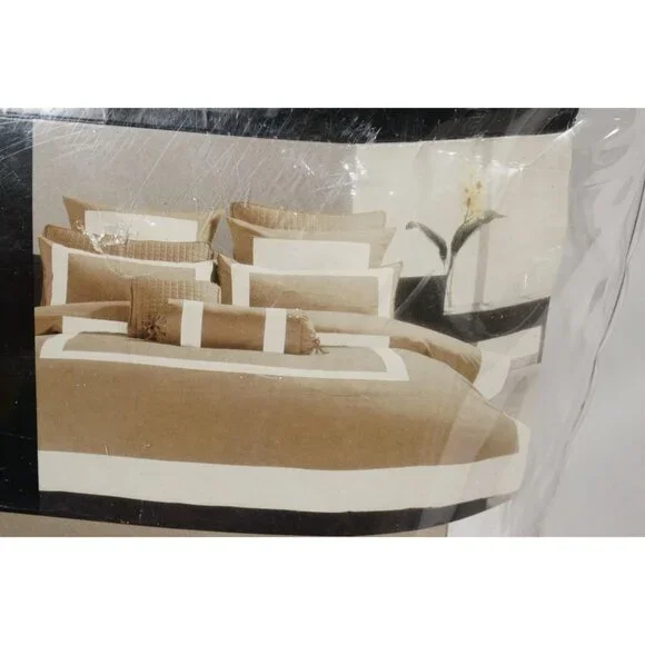 Hotel Collection 100% Pima Cotton 340 Thread Count Color Blocking KING Comforter